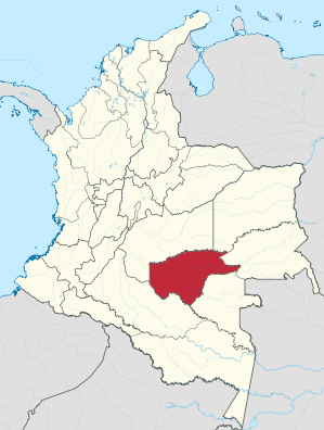 Lage von Guaviare in Kolumbien