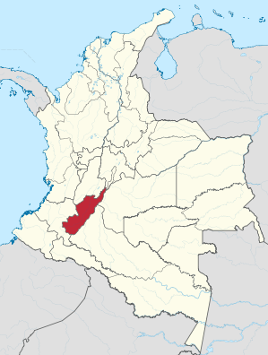 Lage von Huila in Kolumbien