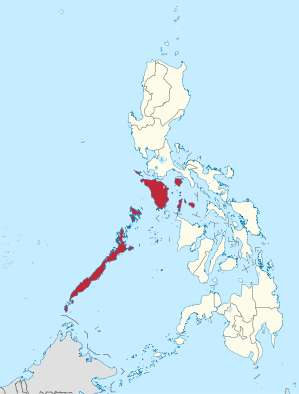 Lage des Bezirkes MIMAROPA innerhalb der Philippinen