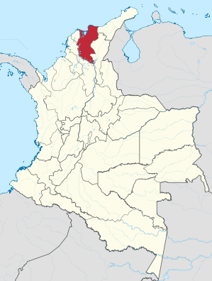 Lage von Magdalena in Kolumbien