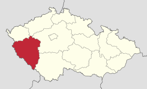 Lage von Plzeňský kraj   in Tschechien (anklickbare Karte)