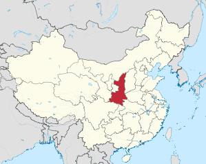 Lage von Shǎnxī Shěng in China