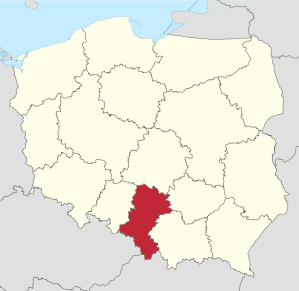 Slaskie in Poland.svg