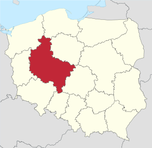 Wielkopolskie in Poland.svg