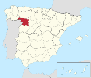 Lage der Provinz Zamora