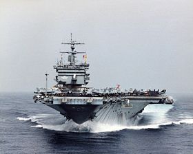 Bugansicht der USS Enterprise (CVN-65)