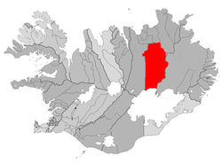 Lage von Skútustaðir