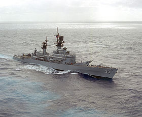 USS Fox (DLG-33/CG-33) 1988