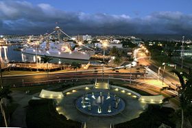 Die Chafee mit Abendbeleuchtung in Pearl Harbor