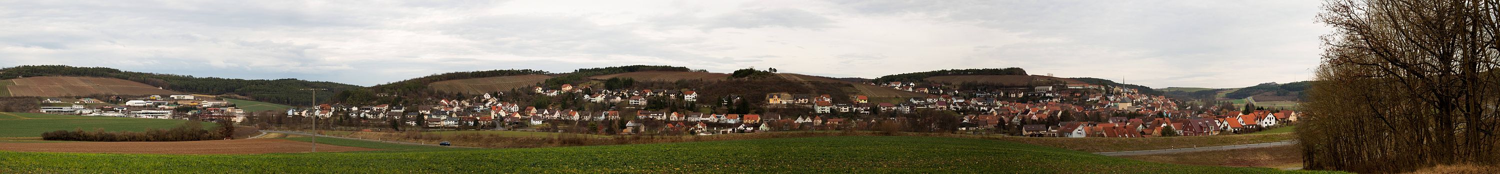 Panorama von Erlenbach