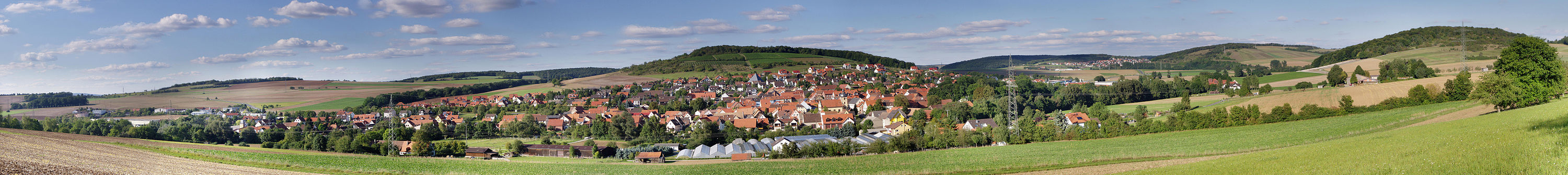 Panorama von Uettingen