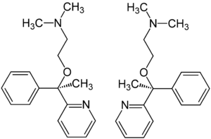 Strukturformel von Doxylamin