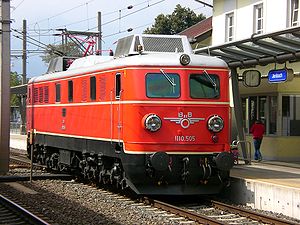 Museumslokomotive 1110.505 in Jenbach