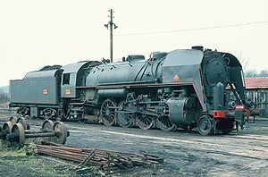 Lok 141 R 568 in Gray am 27. November 1981