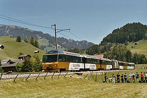 GoldenPass-Panoramic-Express bei Rougemont