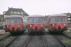 Drei 515/815 im Betriebswerk Hildesheim