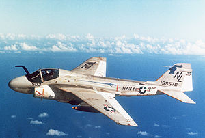 Eine A-6E &amp;amp;quot;Intruder&amp;amp;quot; der USS Kitty Hawk 1981