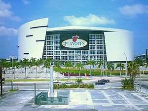 Die AmericanAirlines Arena in Miami