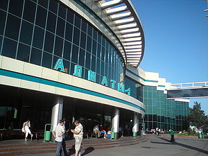 Der Bahnhof Almaty-1