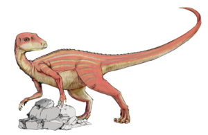 Künstlerisches Lebendbild von Abrictosaurus