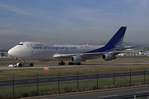 Eine Boeing 747-200F der AirBridge Cargo