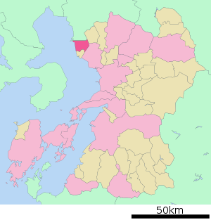 Lage Araos in der Präfektur