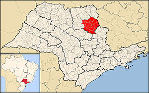 Karte Erzbistum Ribeirão Preto
