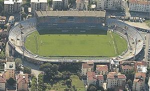 Das Stadio Arena Garibaldi - Romeo Anconetani in Pisa