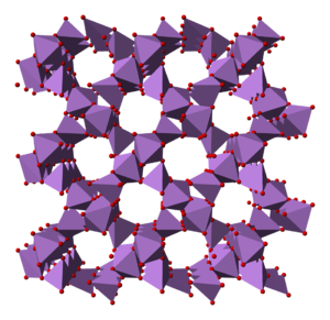Kristallstruktur von Arsen(V)-oxid
