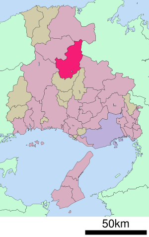 Lage Asagos in der Präfektur