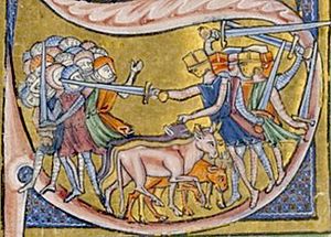 Schlacht von Askalon (Darstellung aus dem 13. Jahrhundert)