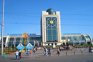 Der Bahnhof von Astana