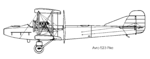 Seitenriss Avro 523