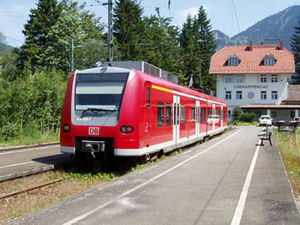 Der Endbahnhof Oberammergau