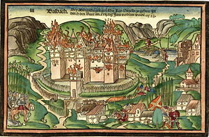 Die Zerstörung der Burg 1523