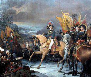 Historiengemälde der Schlacht bei Hohenlinden