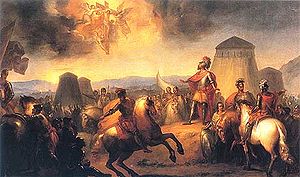 Schlacht von Ourique, historisierindes Gemälde von 1793