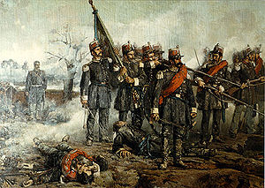 Schlacht bei Novara, Gemälde von Giuseppe Ferrari