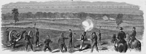 Schlacht am Champion Hill 1863(gezeichnet von Theodore R. Davis)