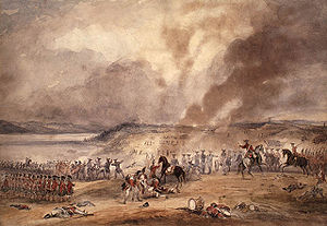 Die Schlacht bei Sainte-Foy, gemalt von George B. Campion