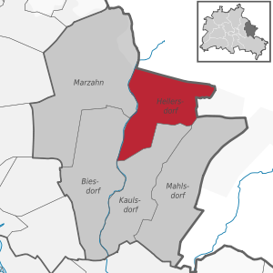 Hellersdorf auf der Karte von Marzahn-Hellersdorf