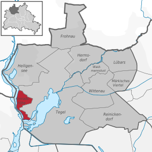 Konradshöhe auf der Karte von Reinickendorf