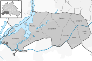 Ortsteile des Bezirks Steglitz-Zehlendorf
