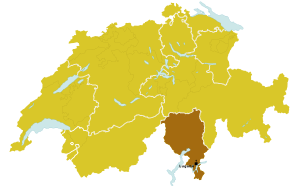 Karte Bistum Lugano