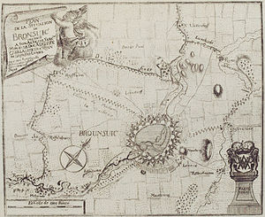 Historische Landkarte um 1714−1750