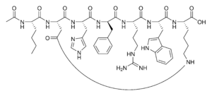 Strukturformel von Bremelanotid