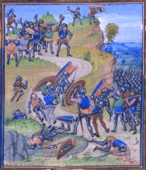Schlacht bei Brignais (Darstellung aus dem 15. Jahrhundert)