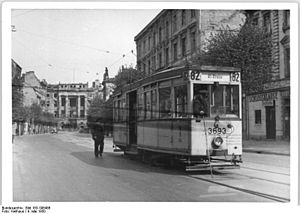 TM 31 U auf der Linie 82 im Jahr 1950