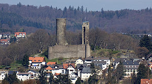 Die Burg Reifenberg im Jahr 2010