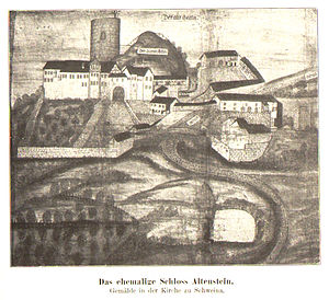 Die Burgen Altenstein und Markgrafenstein um 1500